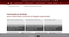 Desktop Screenshot of indemnizacionporaccidente.com