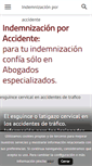 Mobile Screenshot of indemnizacionporaccidente.com